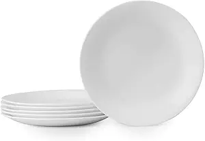 Corelle Winter Frost White Salad Plates Review Durable Lightweight Glass Set