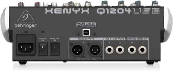 Behringer Xenyx Q1204USB Mixer Review Uncovering Sound Quality and USB Features