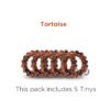 TELETIES Tiny Spiral Hair Coils Review Strong Grip Mini Hair Ties for Kids