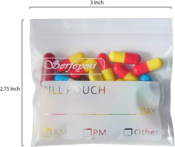 Serfeymi Travel Pill Organizer Review Reveals Airtight Reusable Medicine Pouches Benefits