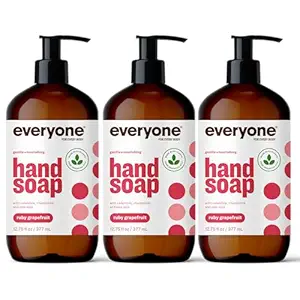 Everyone Liquid Hand Soap Ruby Grapefruit review Eco-friendly moisturizing hand wash benefits