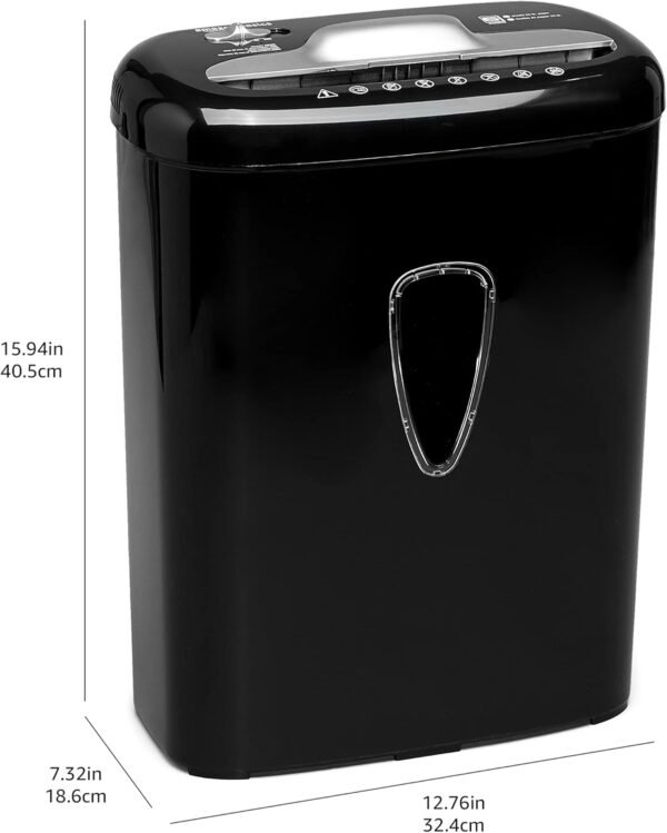 Amazon Basics 6 Sheet Micro Cut Shredder Review High Security Home Office
