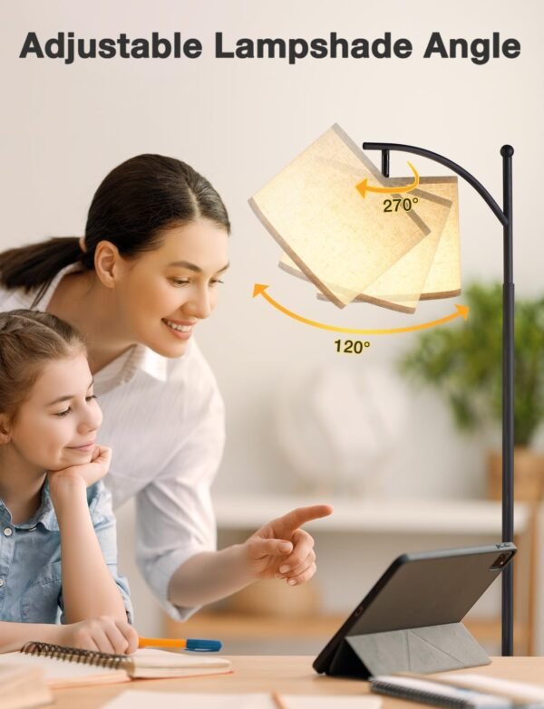 61q1H1FCSzL._AC_SL1500_ Ambimall Floor Lamps Review 60 Inch Adjustable Color Temperature Living Room