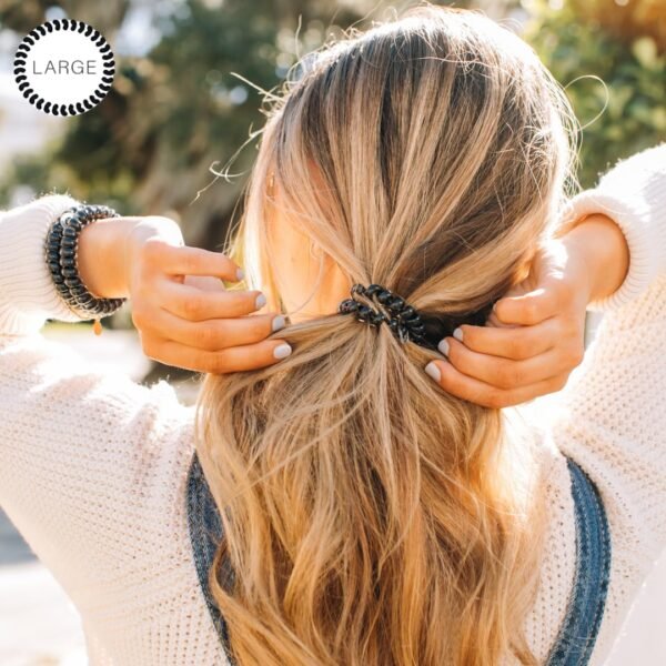 TELETIES Spiral Hair Coil Review Best Hair Ties for Strong Grip and No Crease
