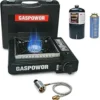 GASPOWOR Dual Fuel Camping Stove Review Featuring 10000 BTU Windproof Performance