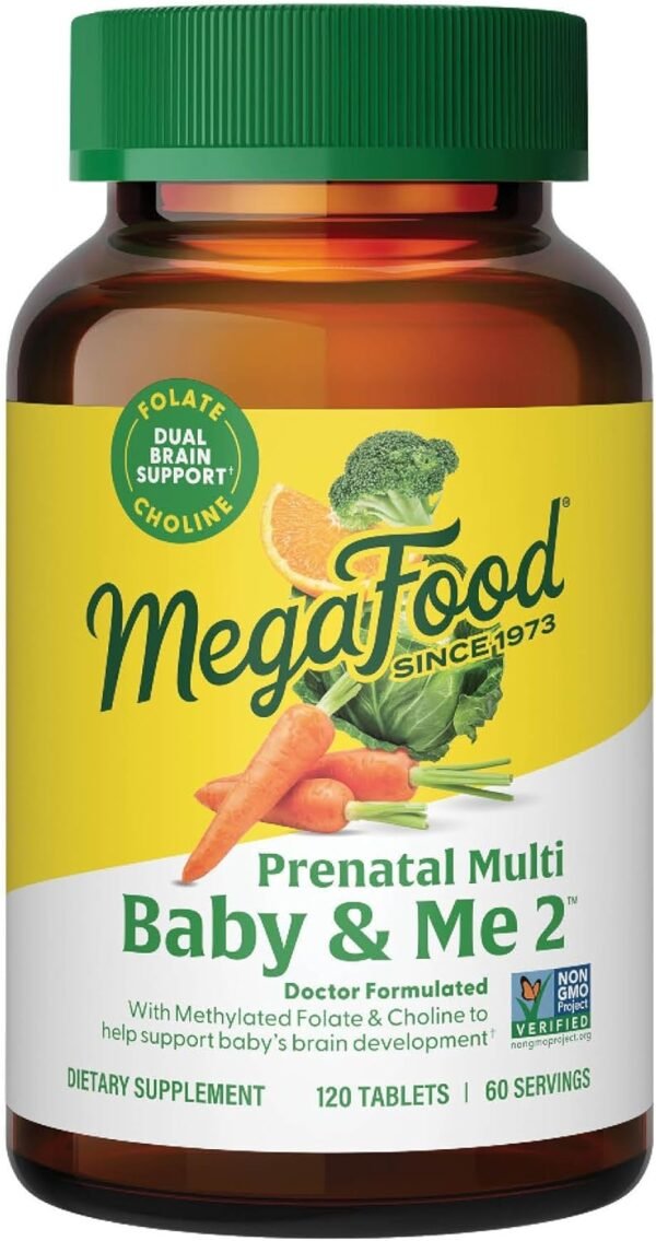 MegaFood Baby Me 2 Prenatal Vitamins Review Ultimate Brain Support Formula