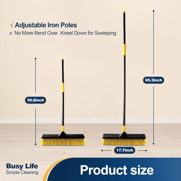 Yocada 18 Inch Push Broom Review Durable Heavy-Duty Outdoor Sweeping Brush