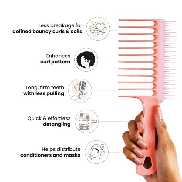 Tangle Teezer Wide Tooth Comb Review Best Detangling Tool for Curly Hair