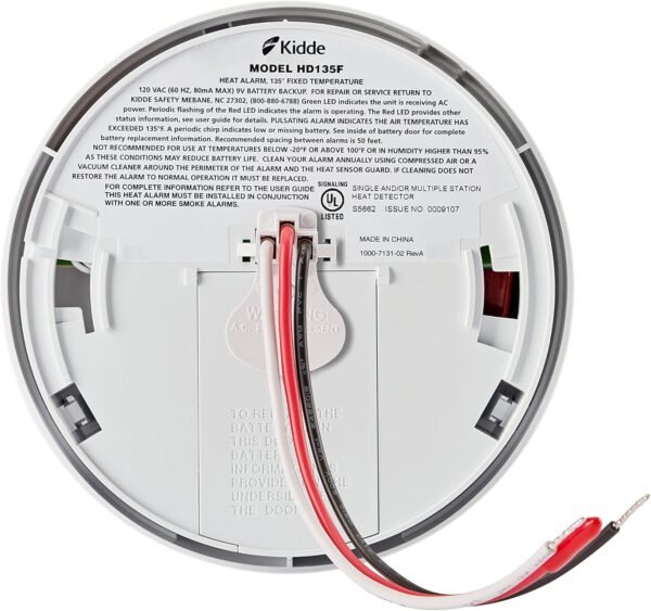 Kidde Hardwired Heat Detector Review for Garages with Battery Backup and Interconnect