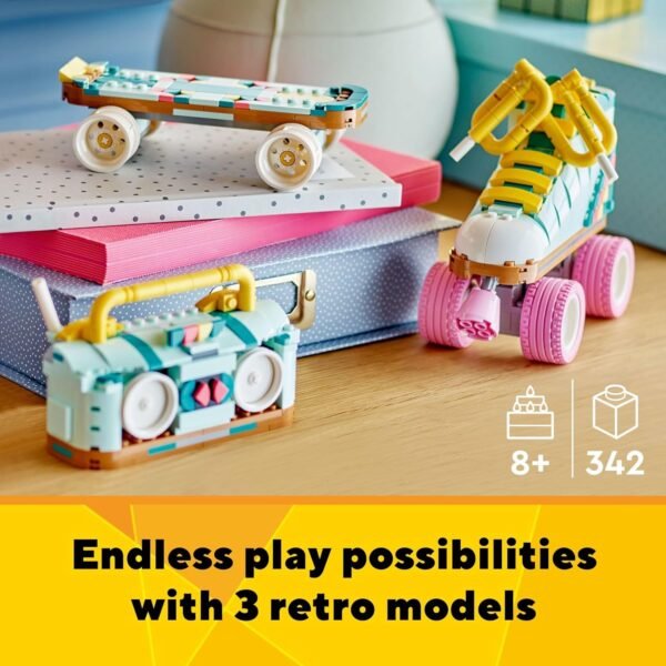 LEGO Creator 3 in 1 Retro Roller Skate Building Set Review for Creative Kids