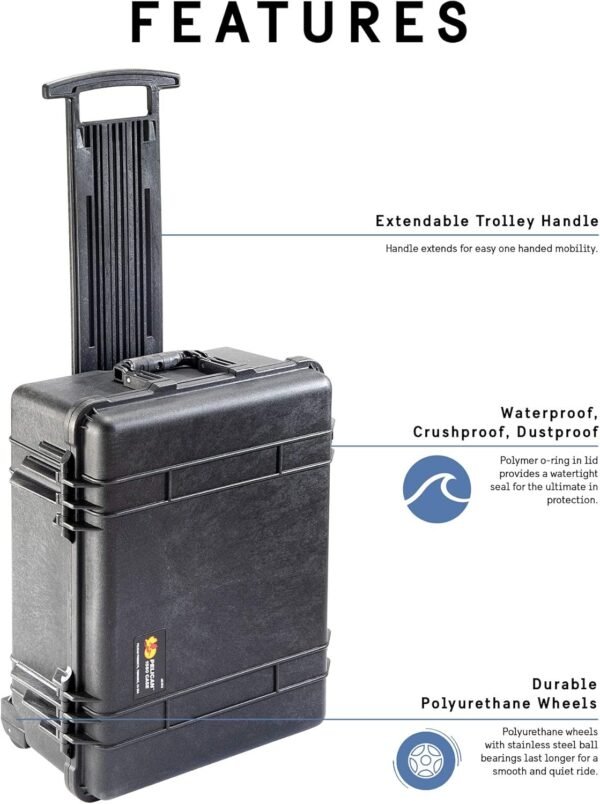 81T1QipupqL._AC_SL1500_ Pelican 1560 Case No Foam Review Best Watertight Dry Box for Outdoor Sports