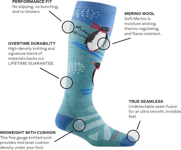 Darn Tough Penguin Peak OTC Midweight Ski Socks Review Warmth and Performance Tested