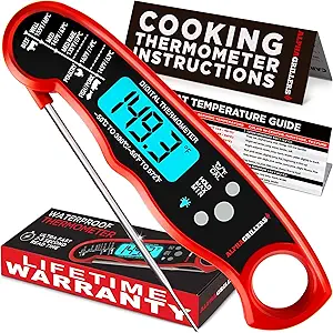 Instant Read Meat Thermometer Review for Alpha Grillers Best Digital Cooking Gadget