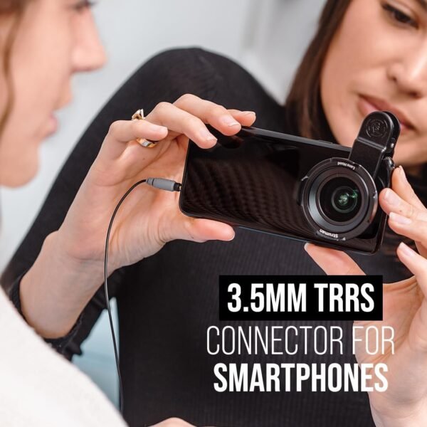 Rode SmartLav+ Lavalier Microphone for Smartphones,Black