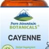 Pure Mountain Botanicals Cayenne Pepper Capsules Review Best Organic Herbal Supplement