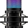 HyperX QuadCast S – RGB USB Condenser Microphone for PC, PS4, PS5 and Mac, Anti-Vibration Shock Mount, 4 Polar Patterns, Pop Filter, Gain Control, Gaming, Streaming, Podcasts, Twitch, YouTube, Discord