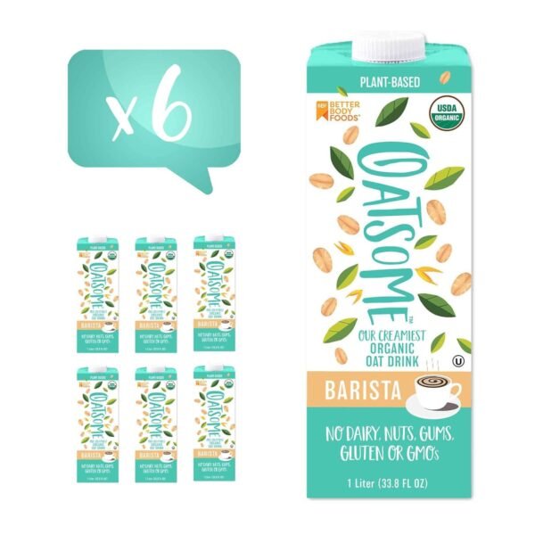 Oatsome Organic Oat Milk Barista Blend Review Best Gluten-Free Dairy-Free Alternative