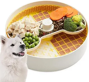 Puzzle Feeder Slow Feeder Dog Bowl Review Enhances Large Dogs Eating Experience