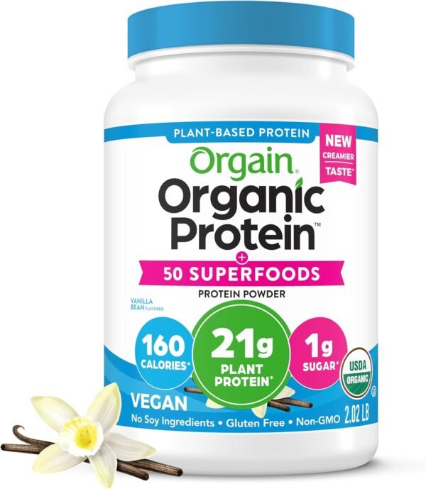 In-Depth Review of Orgain Organic Vegan Protein Powder with 50 Superfoods Blend