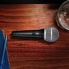 Shure PGA48 Dynamic Microphone - Handheld Mic for Vocals with Cardioid Pick-up Pattern, Discrete On/Off Switch, 3-pin XLR Connector, 15' XLR-to-XLR Cable, Stand Adapter and Zipper Pouch (PGA48-XLR)