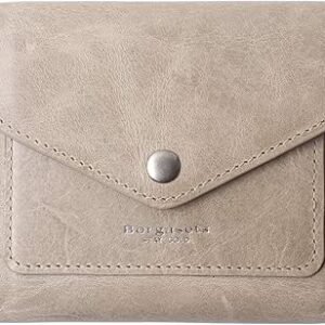 Compact Womens Wallet Borgasets Review Genuine Leather RFID Blocking Card Holder