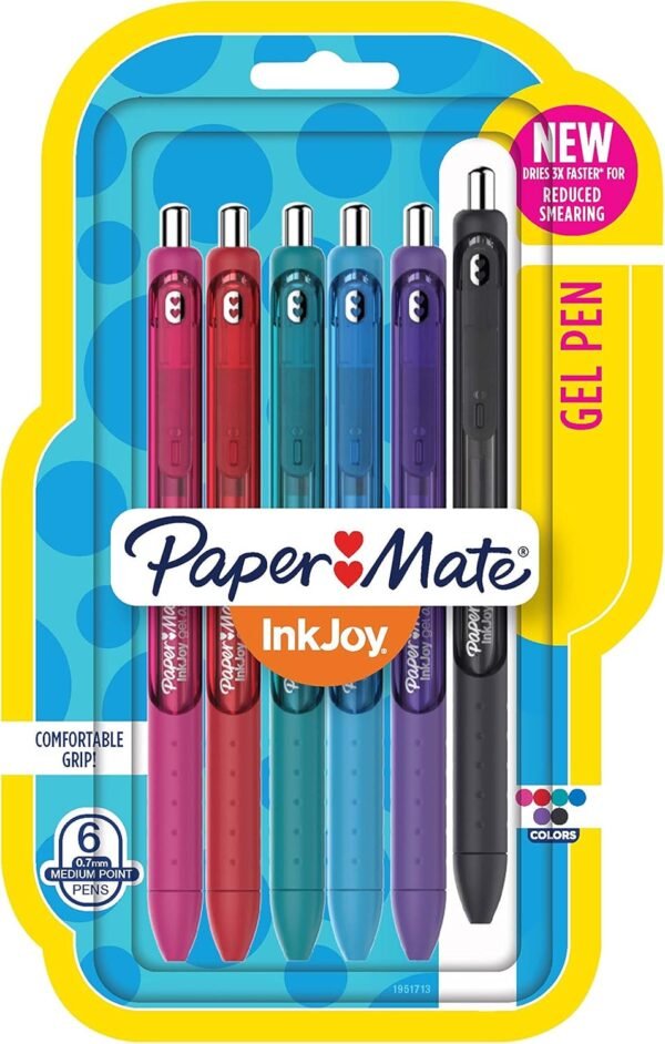 Paper Mate InkJoy Gel Pens Review Best Medium Point Assorted Ink Colors Pack